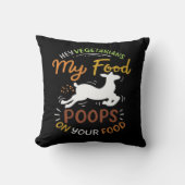 肉食べ物病 クッション (正面)