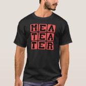 肉食主義者、肉食動物 Tシャツ (正面)