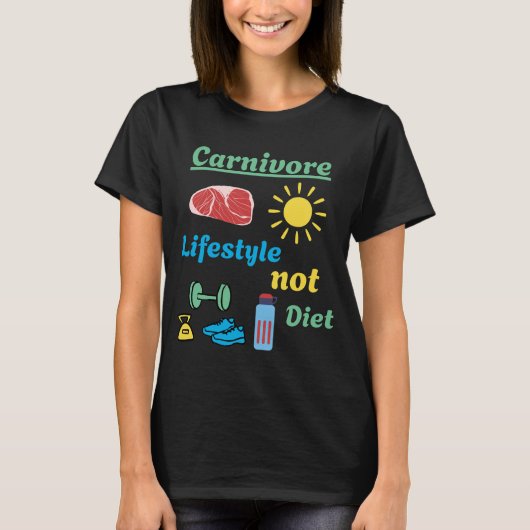 肉食主義者Tシャツ Tシャツ (正面)