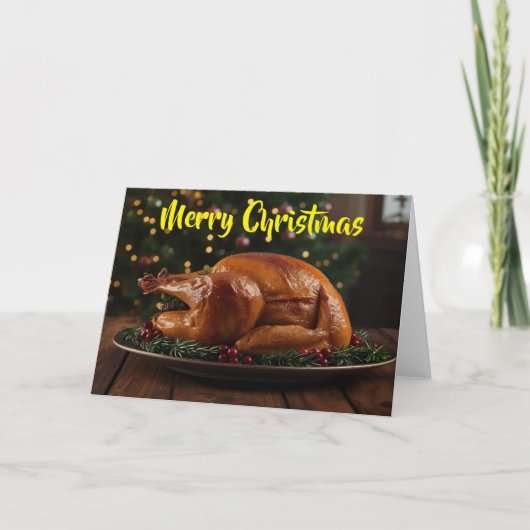 肉食動物へのメリークリスマス。 カード (正面)