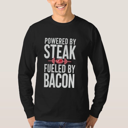 肉食動物ダイエット肉ベースの栄養ゼロカルブプリム Tシャツ (正面)