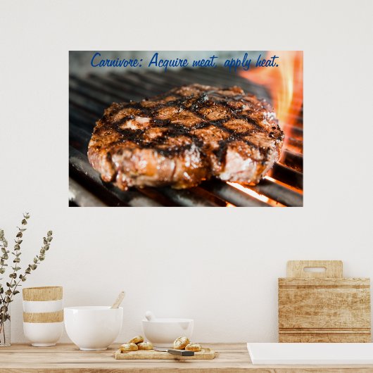 肉食動物 ポスター (キッチン)