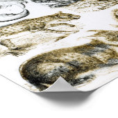 肉食動物 ポスター (角)