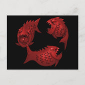 肉食動物 ポストカード (正面)