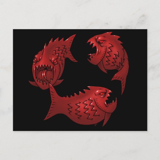 肉食動物 ポストカード (正面)