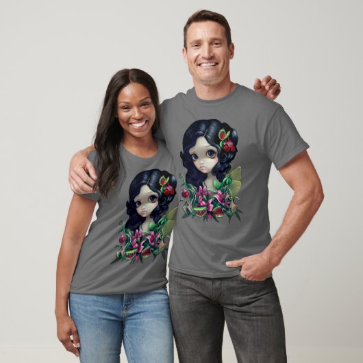 肉食性の花束の妖精のワイシャツのゴシック様式ファンタジー Tシャツ (ユニセックス)
