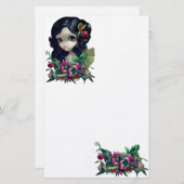 "肉食性の花束の妖精"の文房具 便箋 (正面/裏面)