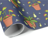 肉食植物ネペンテースとビーナスフライトラップ ラッピングペーパー (ロールコーナー)