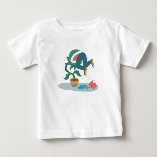 肉食植物 私を食わせて ベビーTシャツ (正面)