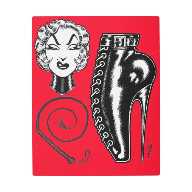 肉食™アクセサリー メタルプリント (正面)