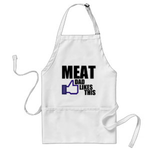 肉、パパはこれを好みます スタンダードエプロン