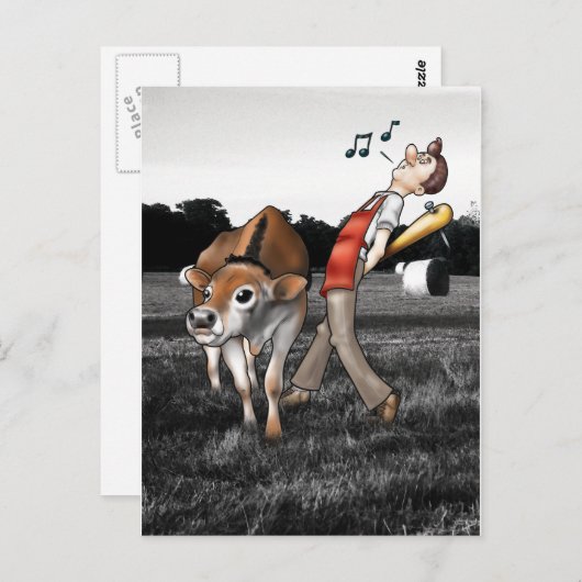 肉！ ポストカード (正面/裏面)