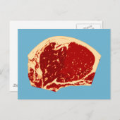 肉 ポストカード (正面/裏面)