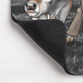 肉! マウスパッド-芸術のプリント マウスパッド (コーナー)