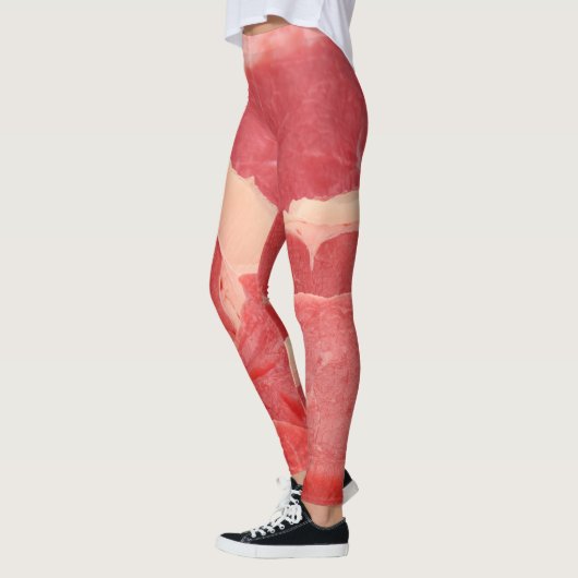 肉 レギンス (左)