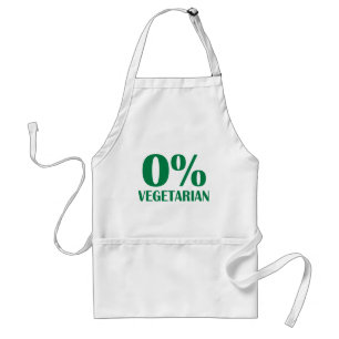 肉- BBQ - 0%のベジタリアン スタンダードエプロン