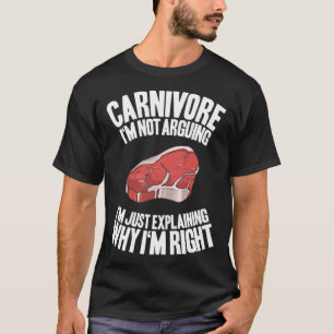 肉Iはケト性ダイエットKeto Carnivoreを議論していない Tシャツ