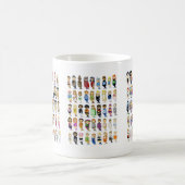 肋骨のあるかわいこちゃん コーヒーマグカップ (中央)