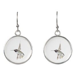 肋骨のハチドリのイヤリング イヤリング