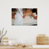 肋骨の竹マッサージ ポスター (キッチン)