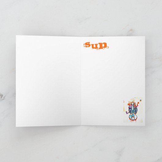 肋骨 サンキューカード (内部)