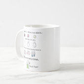 肌の色なんて気にしないよ おもしろミーム コーヒーマグカップ (正面左)