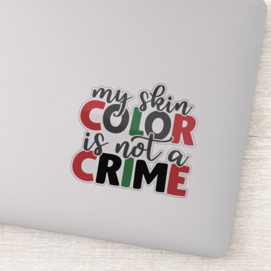 肌の色は罪ではない シール (詳細)