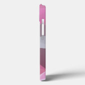 肌寒いピンクピラミッド抽象芸術パターン Case-Mate iPhoneケース (裏面 / 左)