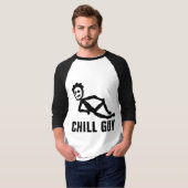 肌寒い男おもしろい、男の夏のTシャツ Tシャツ (正面フル)