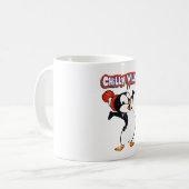 肌寒い荒々しい – かわいいマグカップ コーヒーマグカップ (正面左)