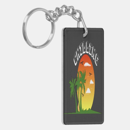 肌寒い キーホルダー (正面左)