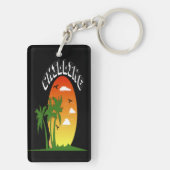 肌寒い キーホルダー (裏面)