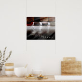 肌寒い ポスター (キッチン)