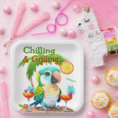 肌寒く焼けること ペーパープレート (パーティー)