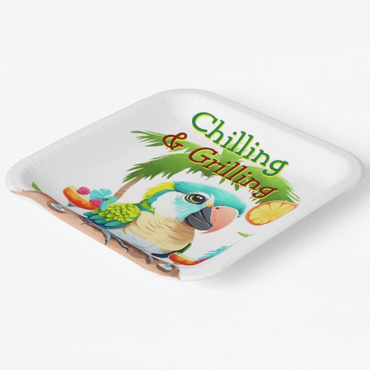 肌寒く焼けること ペーパープレート (傾斜あり)