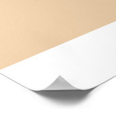 肌色の肌色 – プレーンカラーマスク ポスター (角)