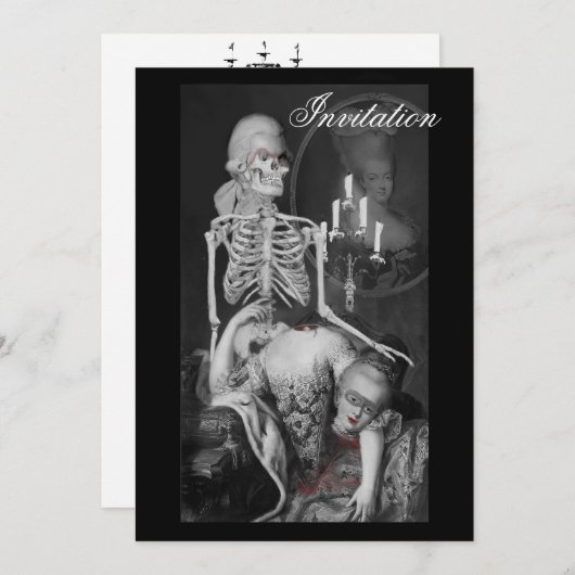 肖像画 招待状 (正面/裏面)