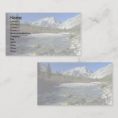 肘の川、アルバータ、カナダ 名刺 (正面/裏面)