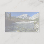 肘の川、アルバータ、カナダ 名刺 (裏面)