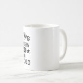 肘の手術ユーモアのアップグレード コーヒーマグカップ (正面右)