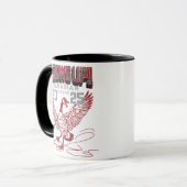 肘を上げろ!カナダグースカナダホッケー文化 マグカップ (正面左)