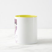 肘を上げろ！カナダグースカナダホッケー文化 マグカップ (中央)