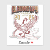 肘を上げろ!カナダリーグカナダゲーゼ シール (シート)