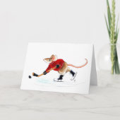 肘を上げろ!グリーティングカーカスタマイズド(メッセージ) カード (正面)