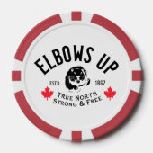 肘を上げろ！ポーカーチップ ポーカーチップ (正面)