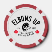 肘を上げろ！ポーカーチップ ポーカーチップ (裏面)