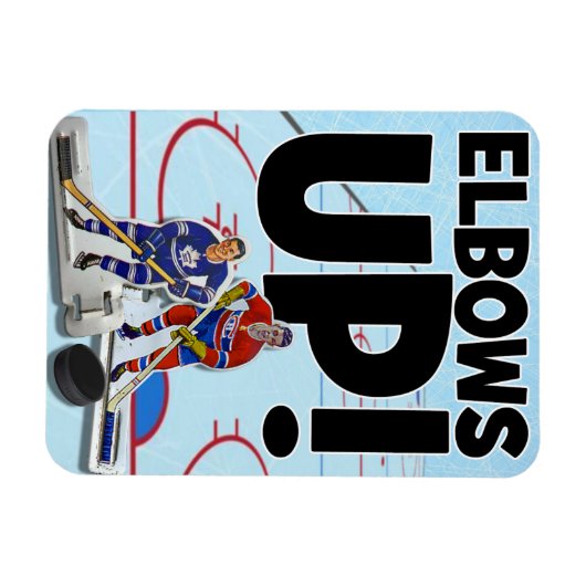 肘を上げろ！ マグネット (横)