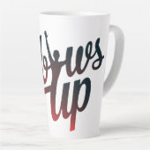 肘を張る カフェラテマグ (右アングル)