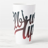 肘を張る カフェラテマグ (正面)