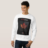 肘を張る スウェットシャツ (正面フル)